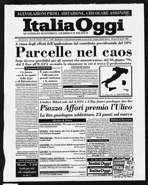 Italia oggi : quotidiano di economia finanza e politica